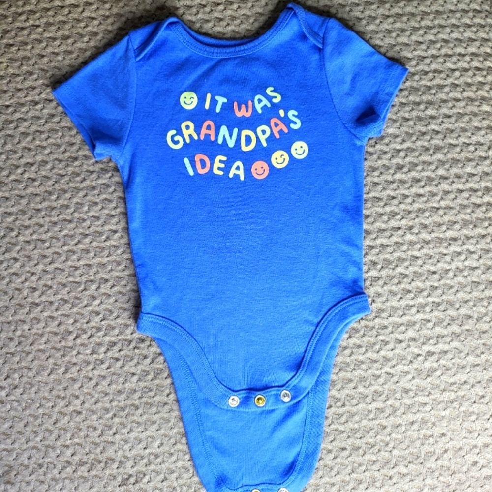 Jumping Beans It Was Grandpa's Idea Short Sleeve